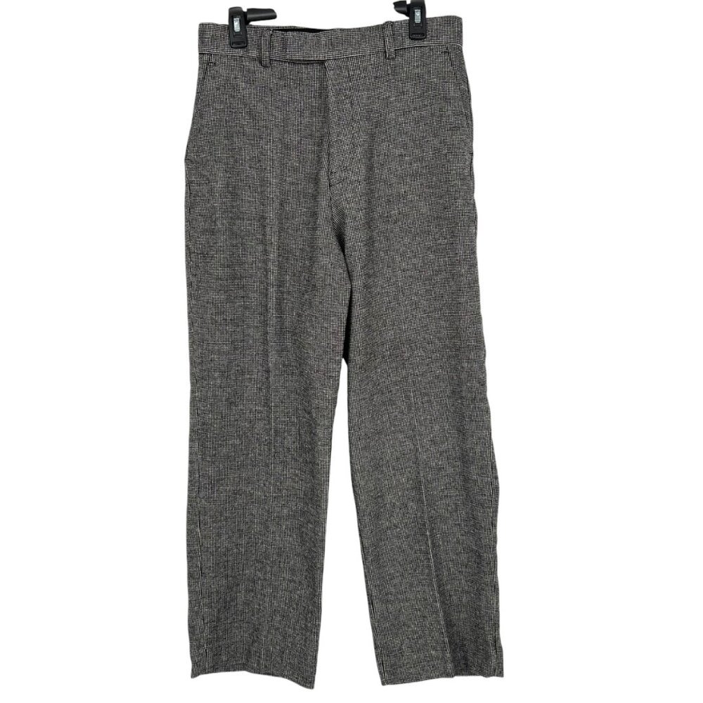 Asos Design Mens Check Pants Black Size 32 NWOT